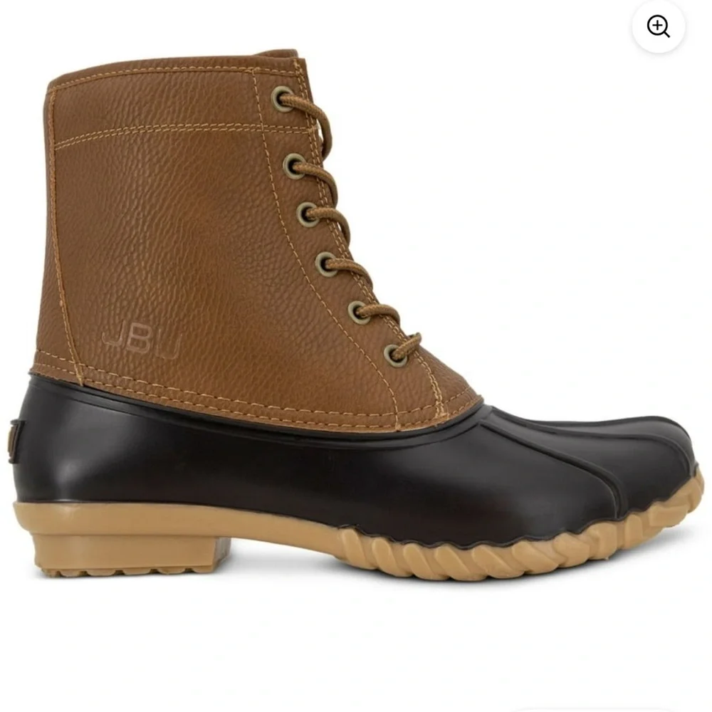 New in Box JBU Jambu Men's Size 12 Dk Brown & Tan Waterproof Boots